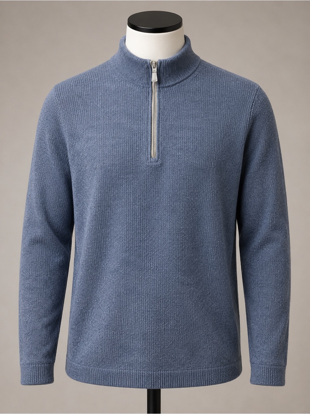 Peter Millar Men's Light Blue Half-Zip Sweater READ DESCRIPTION